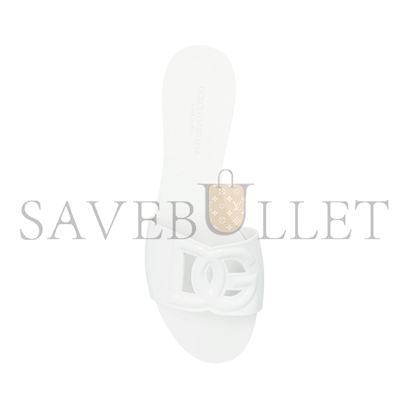 DOLCE & GABBANA RUBBER BEACHWEAR SLIDERS CW2215AN99480001